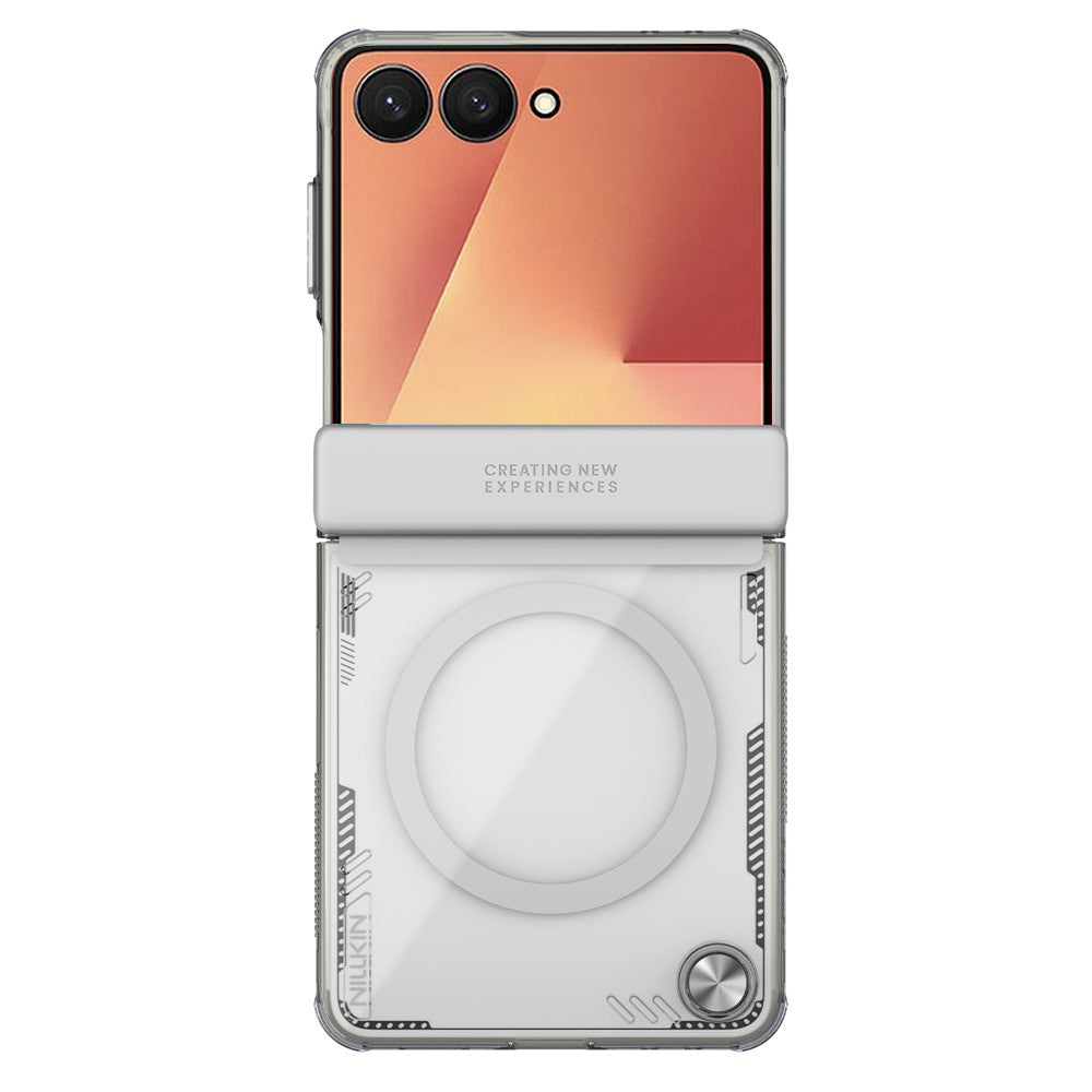 Husa de protectie Nillkin Iceblade Magnetic compatibil cu Samsung Galaxy Z Flip7, Gri
