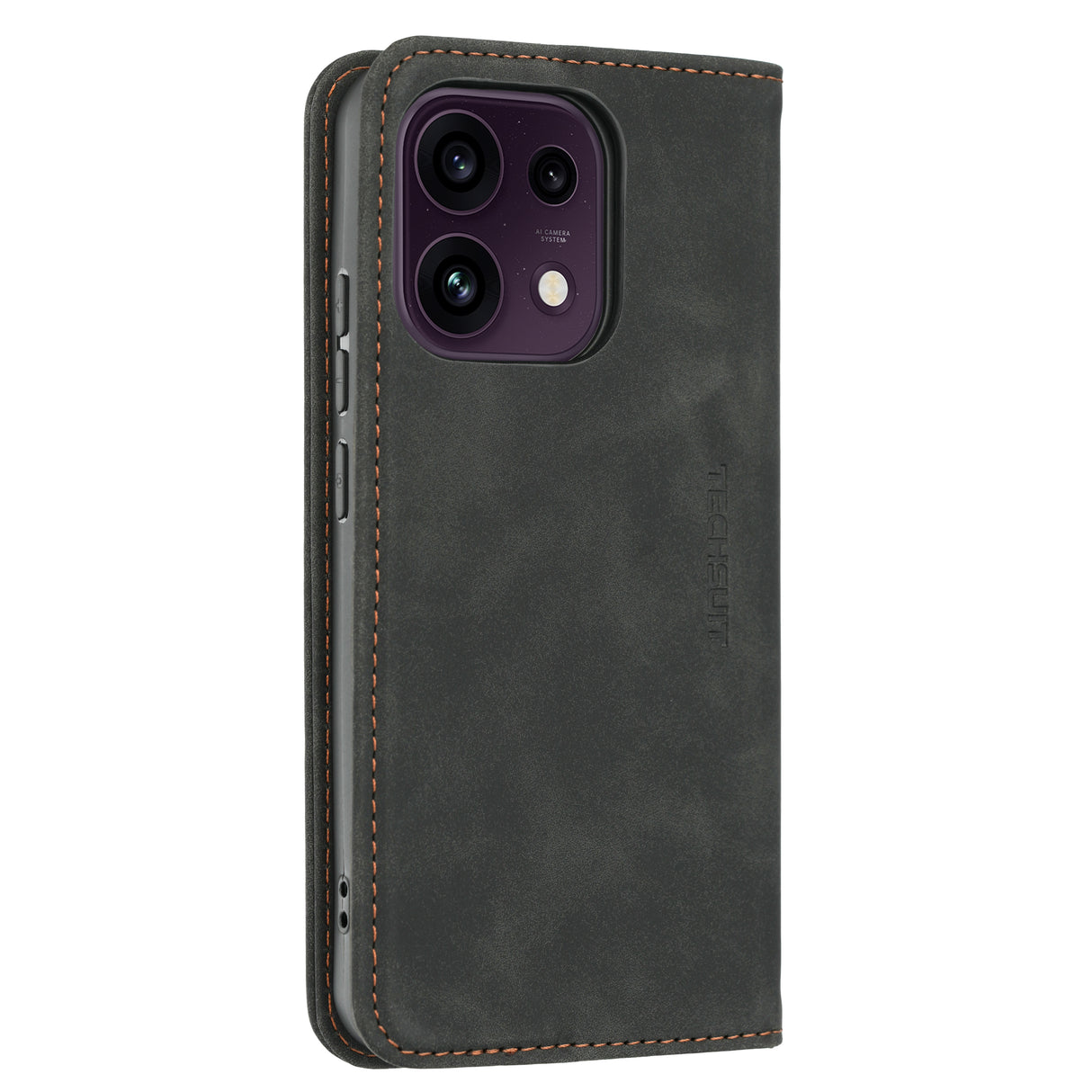 Husa de protectie Techsuit Confy Cover compatibil cu Oppo Reno16 F / Oppo Reno16 FS, Negru