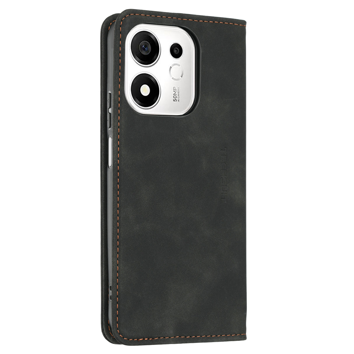 Husa de protectie Techsuit Confy Cover compatibil cu Honor 600 Smart, Negru