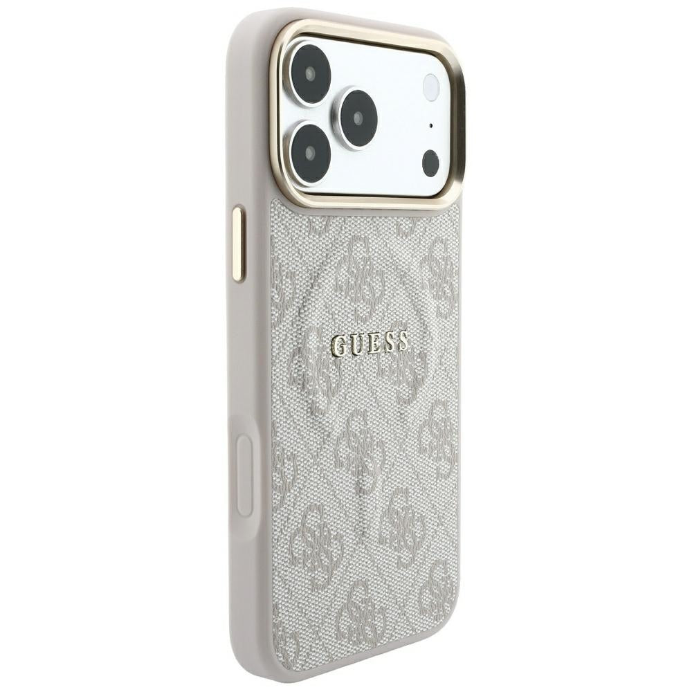 Husa de protectie Guess 4G Embossed Classic compatibil cu iPhone 18 Pro / iPhone 17 Pro, Roz