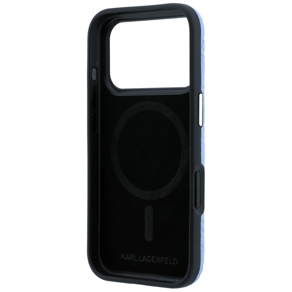 Husa de protectie Karl Lagerfeld compatibil cu iPhone 18 Pro / iPhone 17 Pro, Albastru
