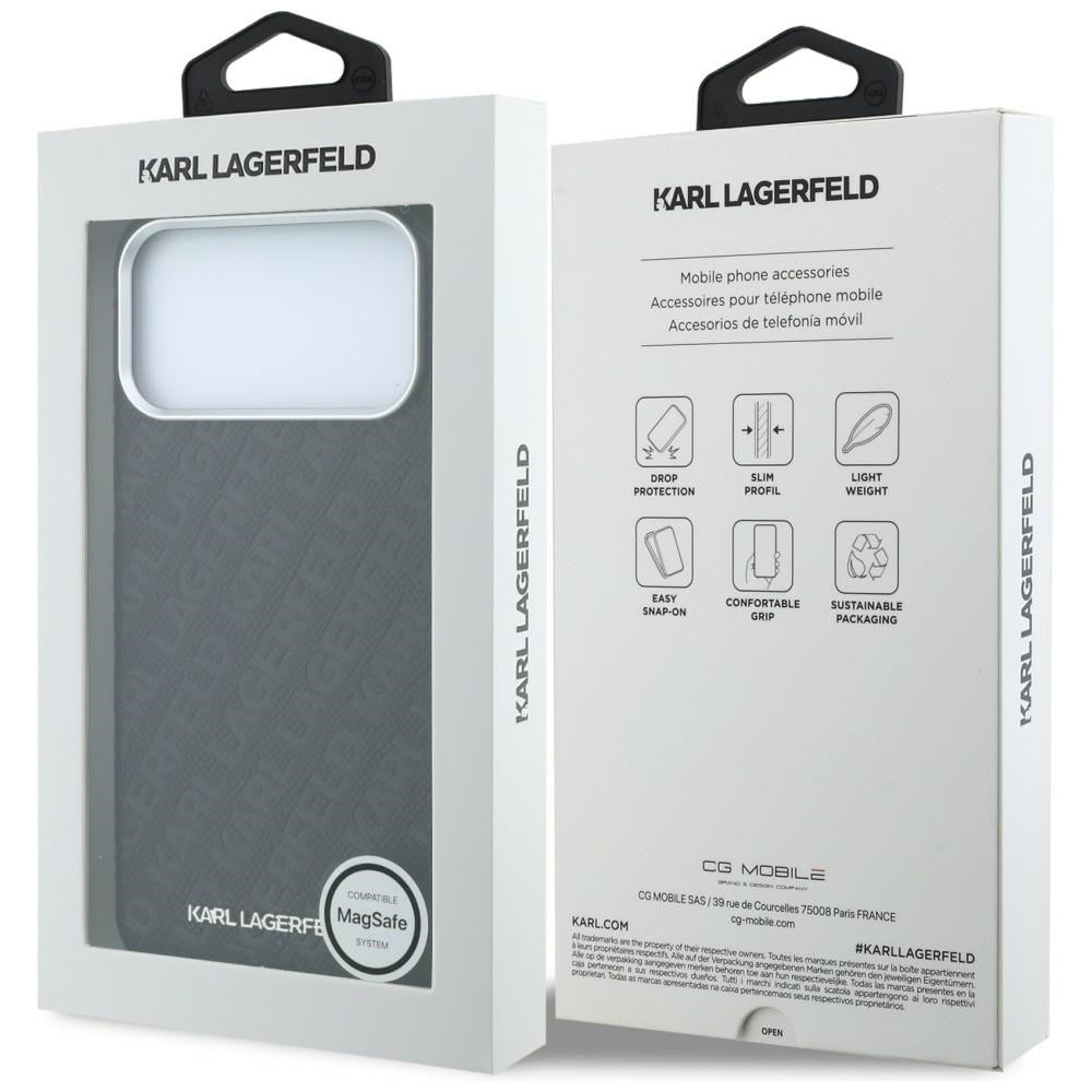 Husa de protectie Karl Lagerfeld compatibil cu iPhone 18 Pro / iPhone 17 Pro, Negru