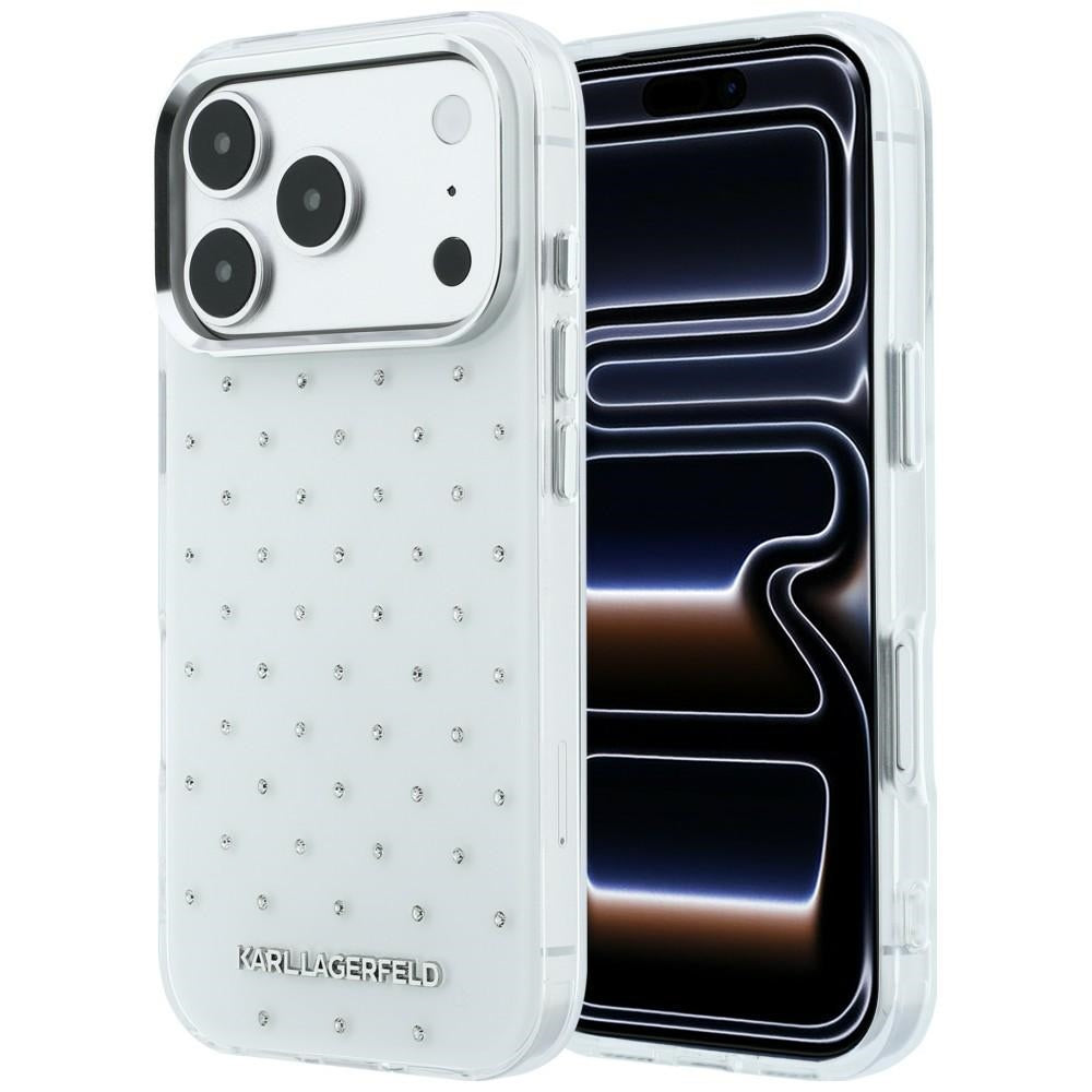 Husa de protectie Karl Lagerfeld compatibil cu iPhone 18 Pro Max / iPhone 17 Pro Max, Alb