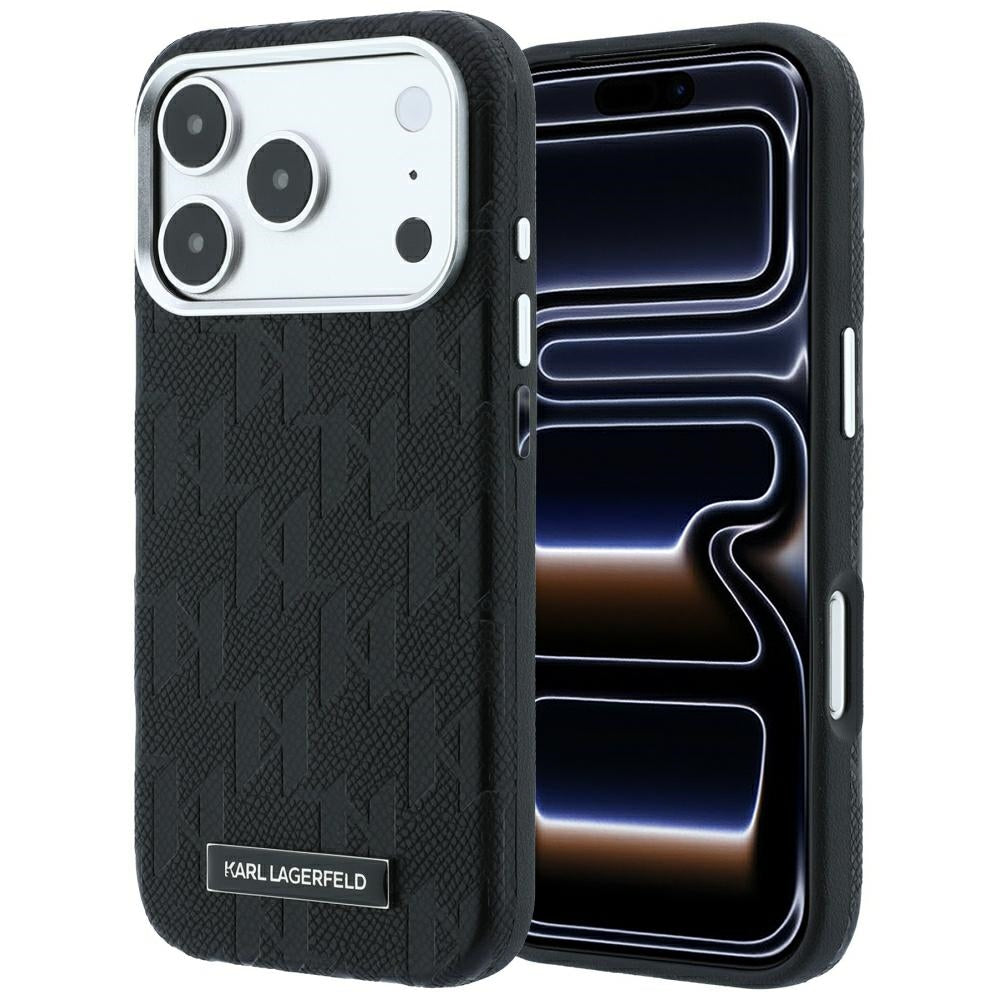 Husa de protectie Karl Lagerfeld compatibil cu iPhone 18 Pro / iPhone 17 Pro, Negru