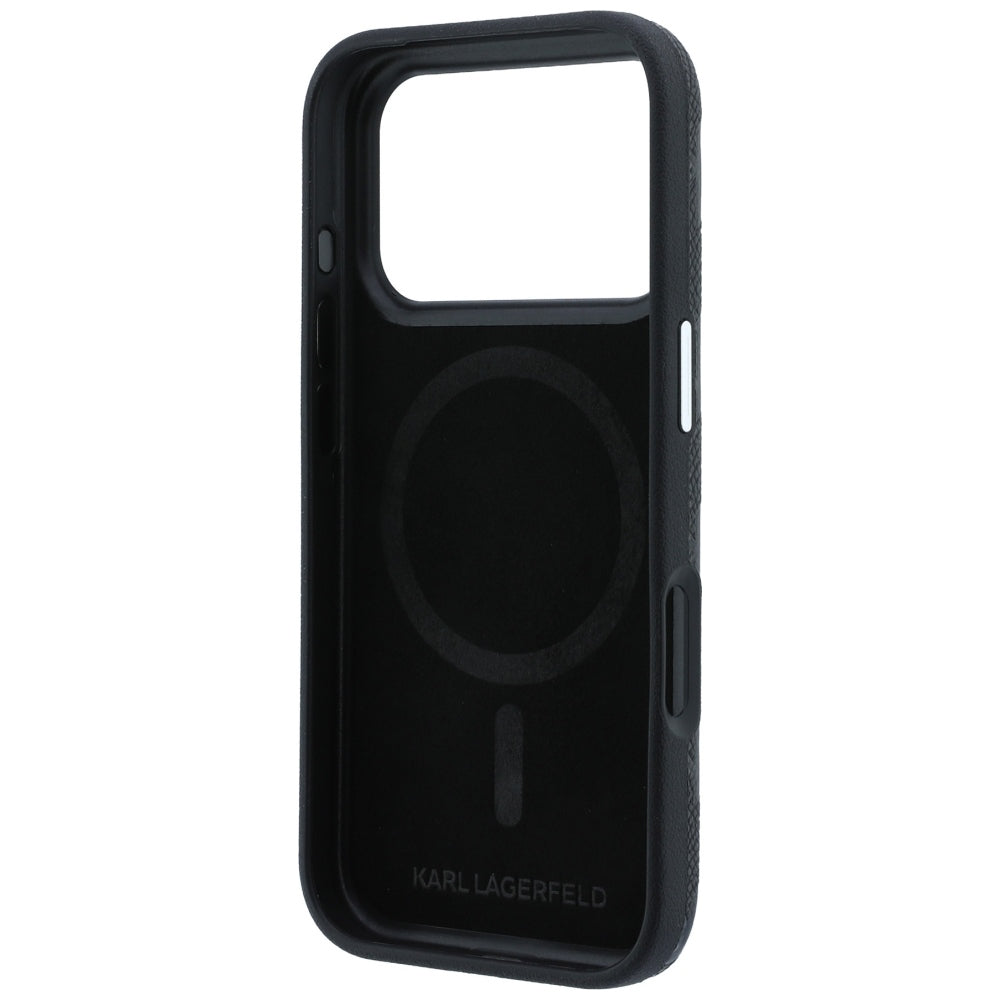 Husa de protectie Karl Lagerfeld compatibil cu iPhone 18 Pro / iPhone 17 Pro, Negru