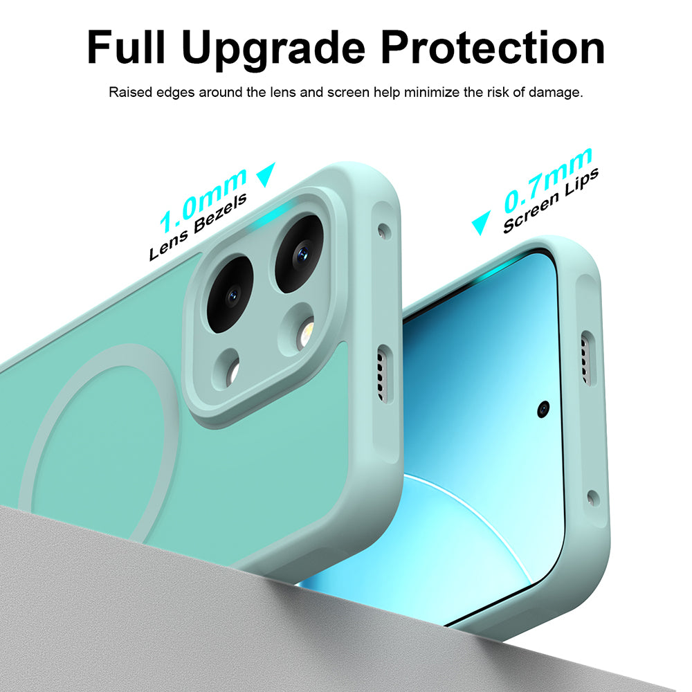Husa de protectie Techsuit HaloFrost II MagSafe compatibil cu Xiaomi Redmi 17 4G / Redmi 17 5G, Verde