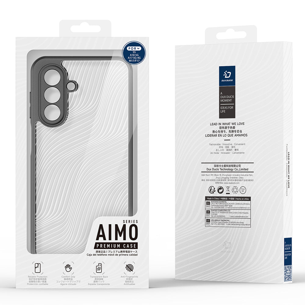 Husa de protectie Dux Ducis Aimo compatibil cu Samsung Galaxy A18 5G / A17 5G / A17 4G, Negru