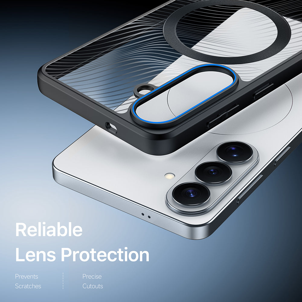 Husa de protectie Dux Ducis Aimo MagSafe compatibil cu Samsung Galaxy S26 Plus, Negru