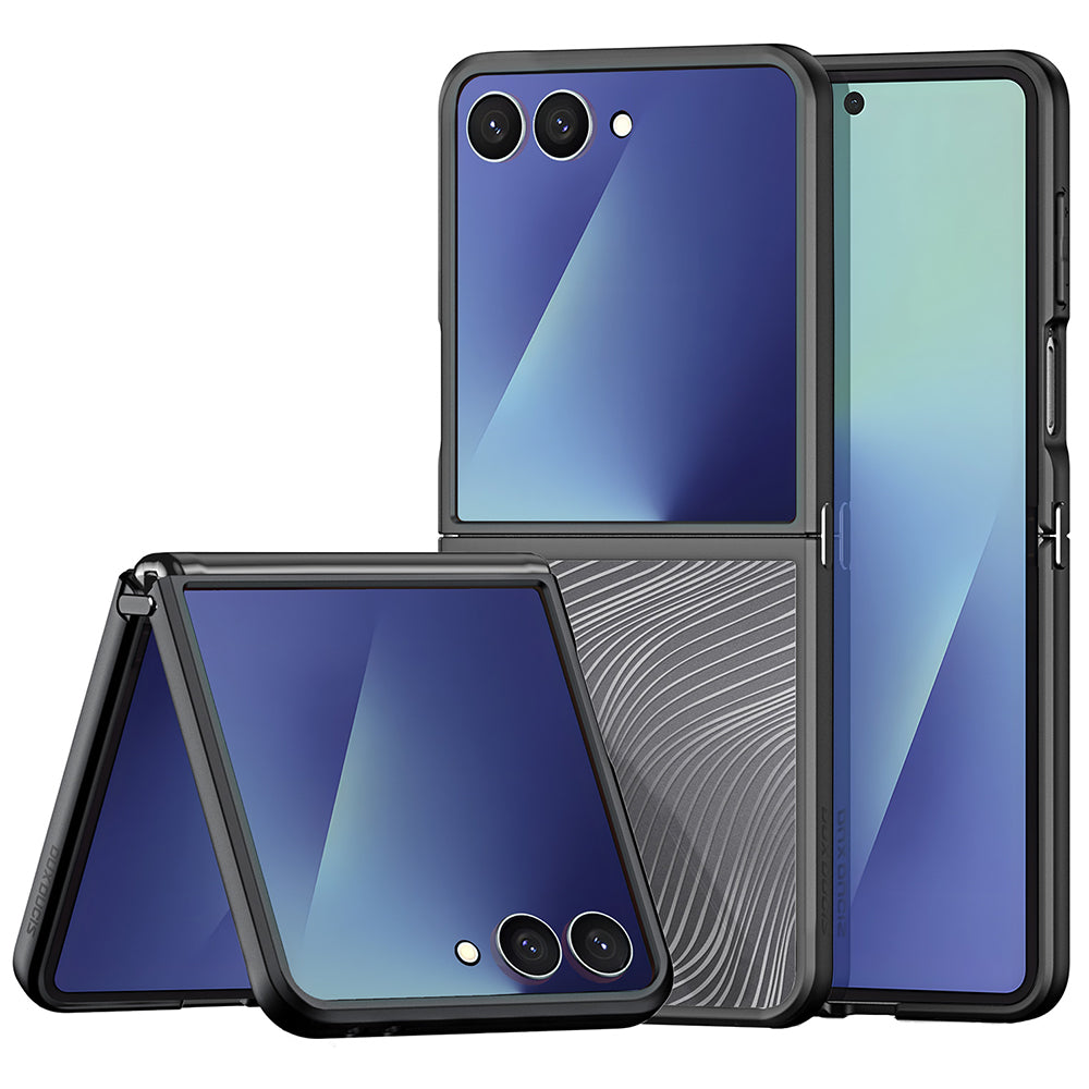 Husa de protectie Dux Ducis Aimo compatibil cu Samsung Galaxy Z Flip7, Negru