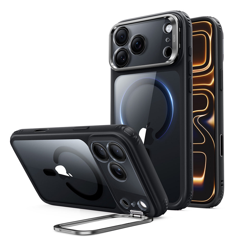 Husa de protectie ESR Classic Hybrid compatibil cu iPhone 17 Pro Max / iPhone 18 Pro Max, Negru Transparent