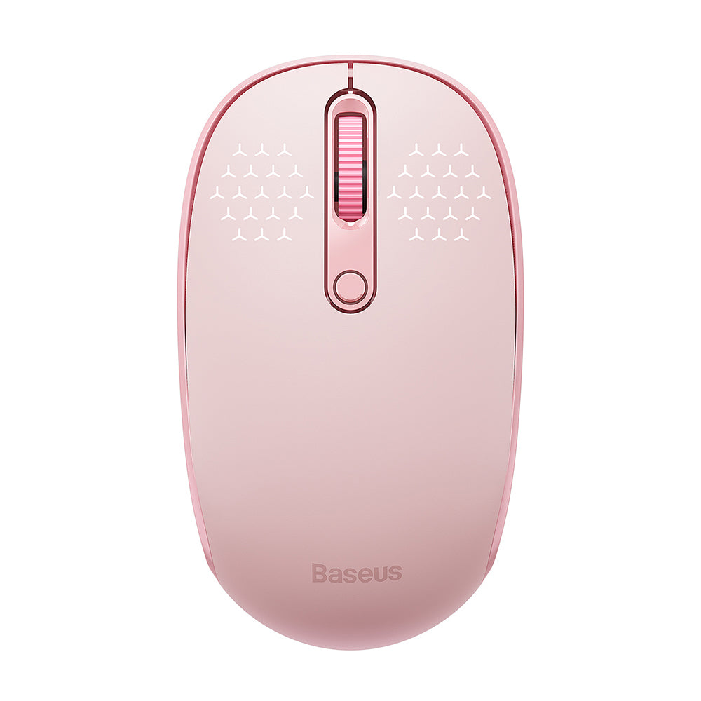 Mouse Baseus F01B (B01055503413-00), Bluetooth 5.0, 2.4G, 1600 DPI, Roz