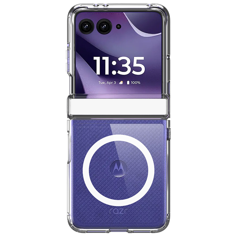 Husa de protectie Dux Ducis Clin Magnetic Series compatibil cu Motorola Razr 70 / Razr 60 / Razr 50, Transparent