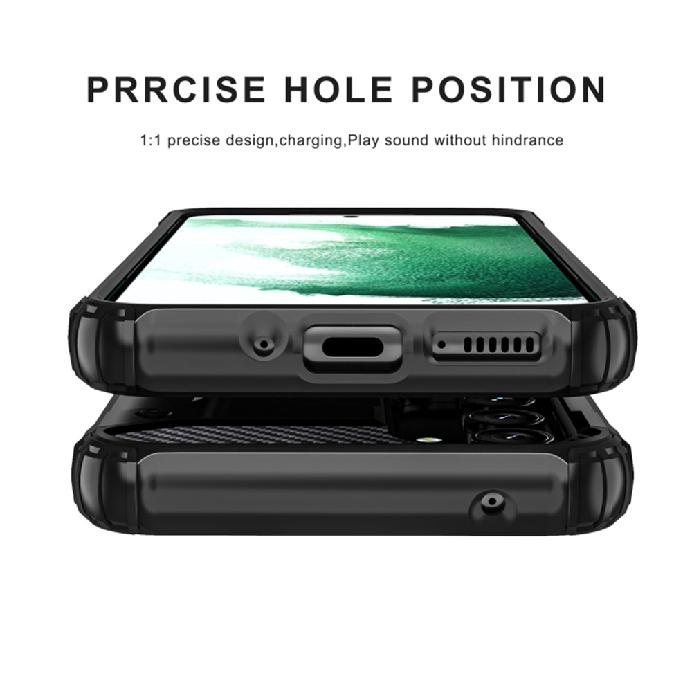 Husa de protectie Techsuit Hybrid Armor compatibil cu Samsung Galaxy A54, Negru