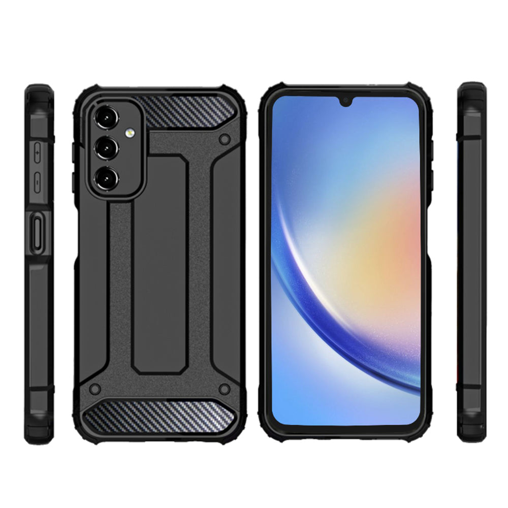 Husa de protectie Techsuit Hybrid Armor compatibil cu Samsung Galaxy A34 5G, Negru