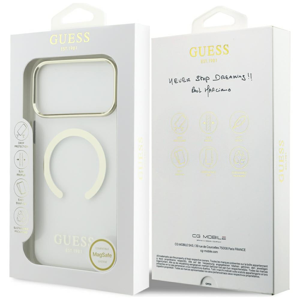 Husa de protectie Guess compatibil cu iPhone 18 Pro Max, Auriu