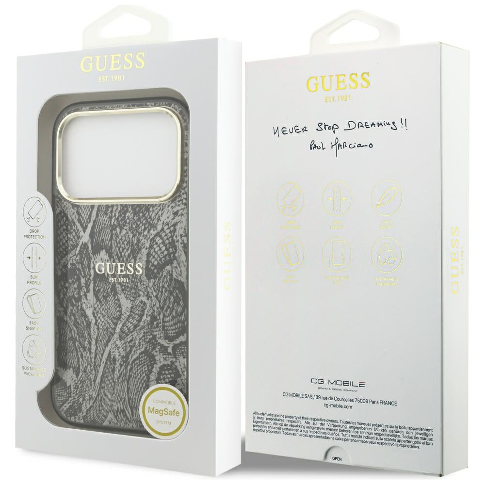 Husa de protectie Guess compatibil cu iPhone 18 Pro / iPhone 17 Pro, Negru