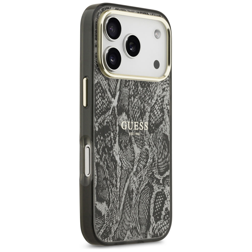 Husa de protectie Guess compatibil cu iPhone 18 Pro / iPhone 17 Pro, Negru