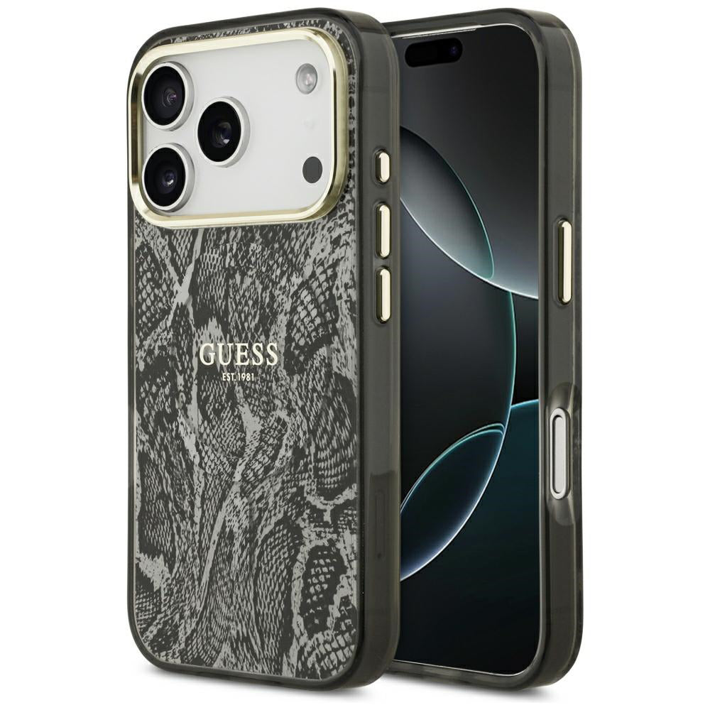 Husa de protectie Guess compatibil cu iPhone 18 Pro / iPhone 17 Pro, Negru