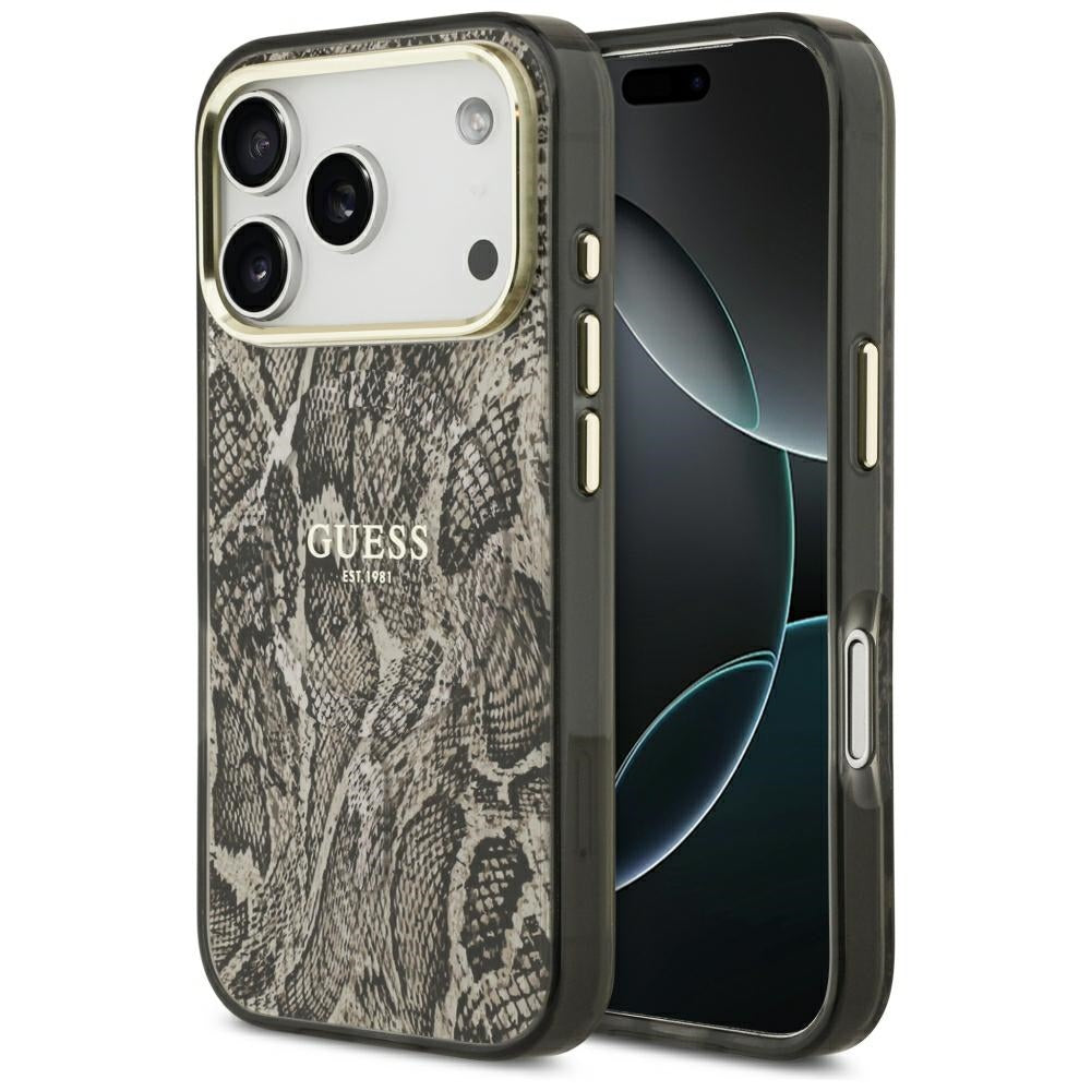 Husa de protectie Guess compatibil cu iPhone 18 Pro / iPhone 17 Pro, Maro