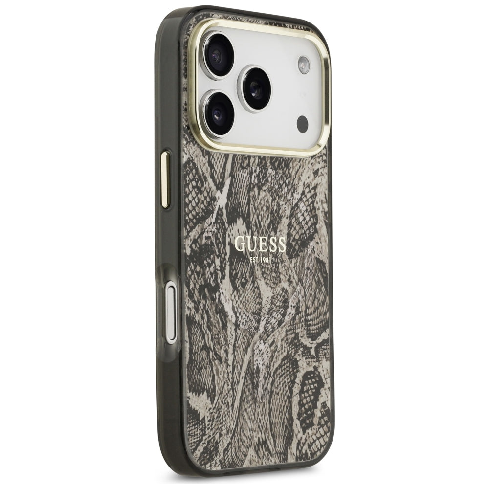 Husa de protectie Guess compatibil cu iPhone 17 Pro Max / iPhone 18 Pro Max, Maro