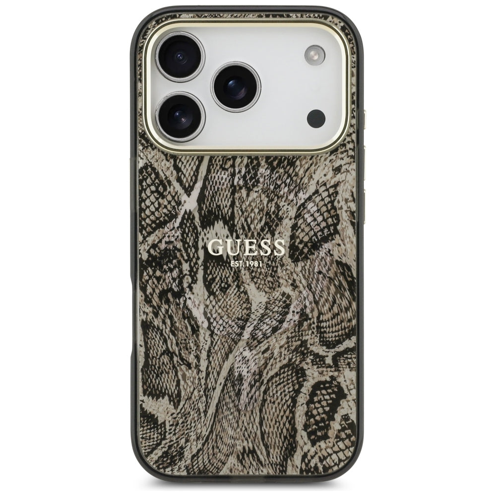 Husa de protectie Guess compatibil cu iPhone 17 Pro Max / iPhone 18 Pro Max, Maro