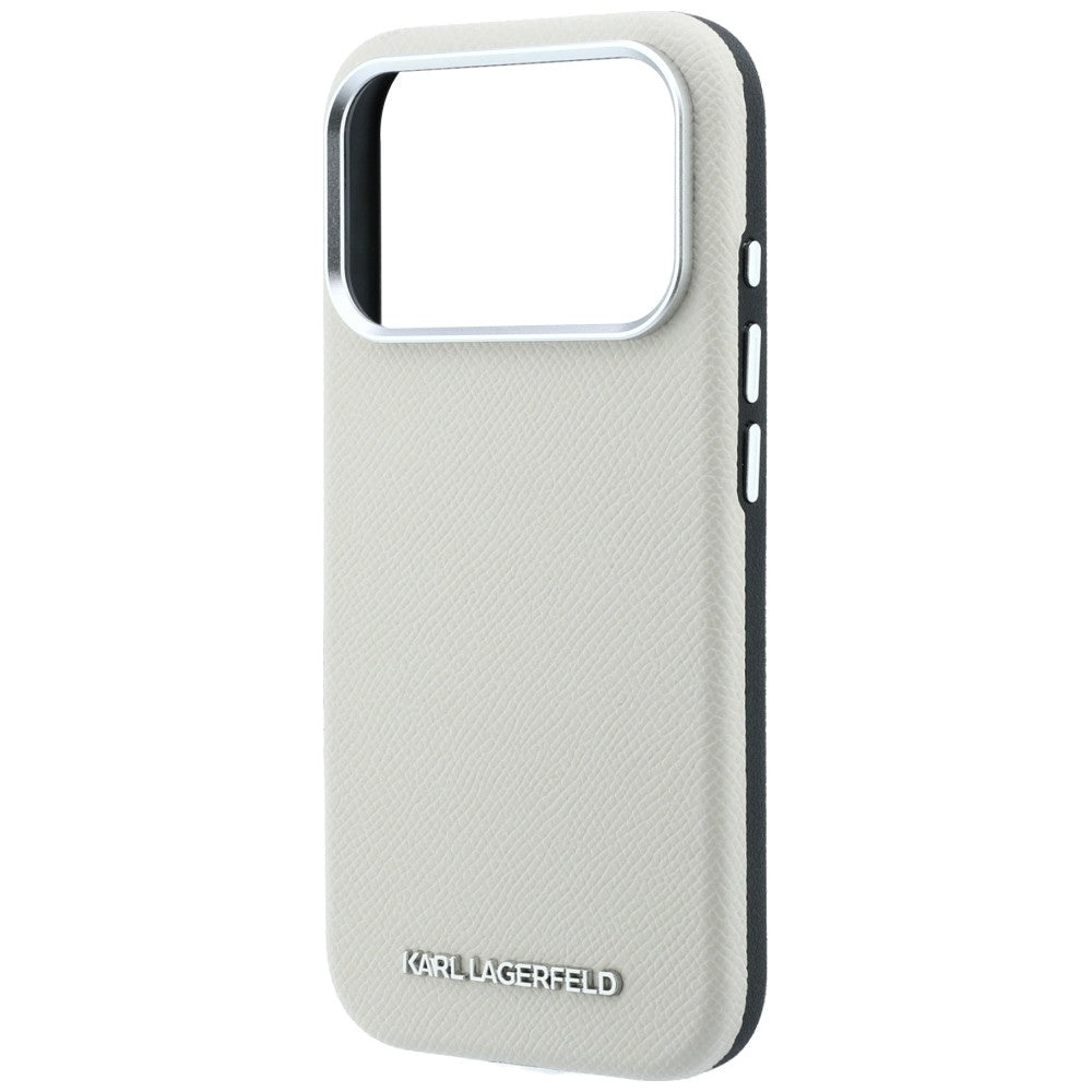 Husa de protectie Karl Lagerfeld compatibil cu iPhone 17 Pro Max / iPhone 18 Pro Max, Bej