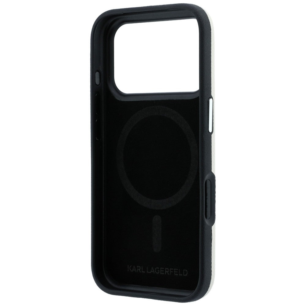 Husa de protectie Karl Lagerfeld compatibil cu iPhone 17 Pro Max / iPhone 18 Pro Max, Bej