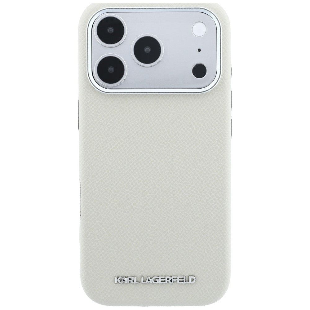 Husa de protectie Karl Lagerfeld compatibil cu iPhone 17 Pro Max / iPhone 18 Pro Max, Bej