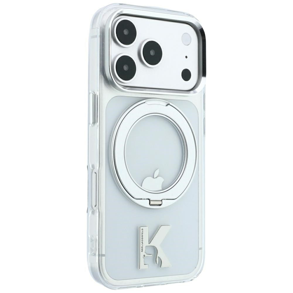 Husa de protectie Karl Lagerfeld compatibil cu iPhone 18 Pro / iPhone 17 Pro, Transparent