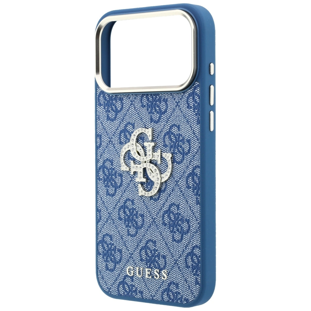 Husa de protectie Guess Hardcase 4G compatibil cu iPhone 18 Pro Max / iPhone 17 Pro Max, Albastru