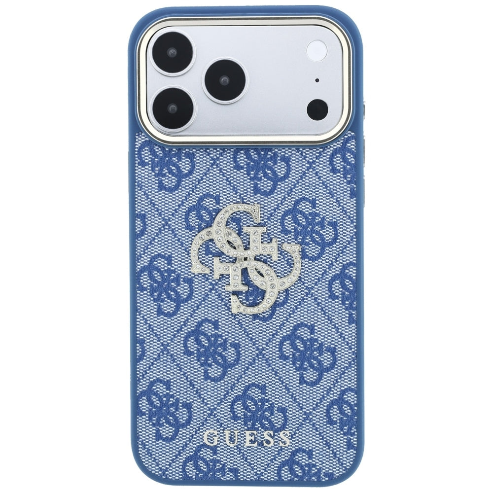 Husa de protectie Guess Hardcase 4G compatibil cu iPhone 18 Pro Max / iPhone 17 Pro Max, Albastru