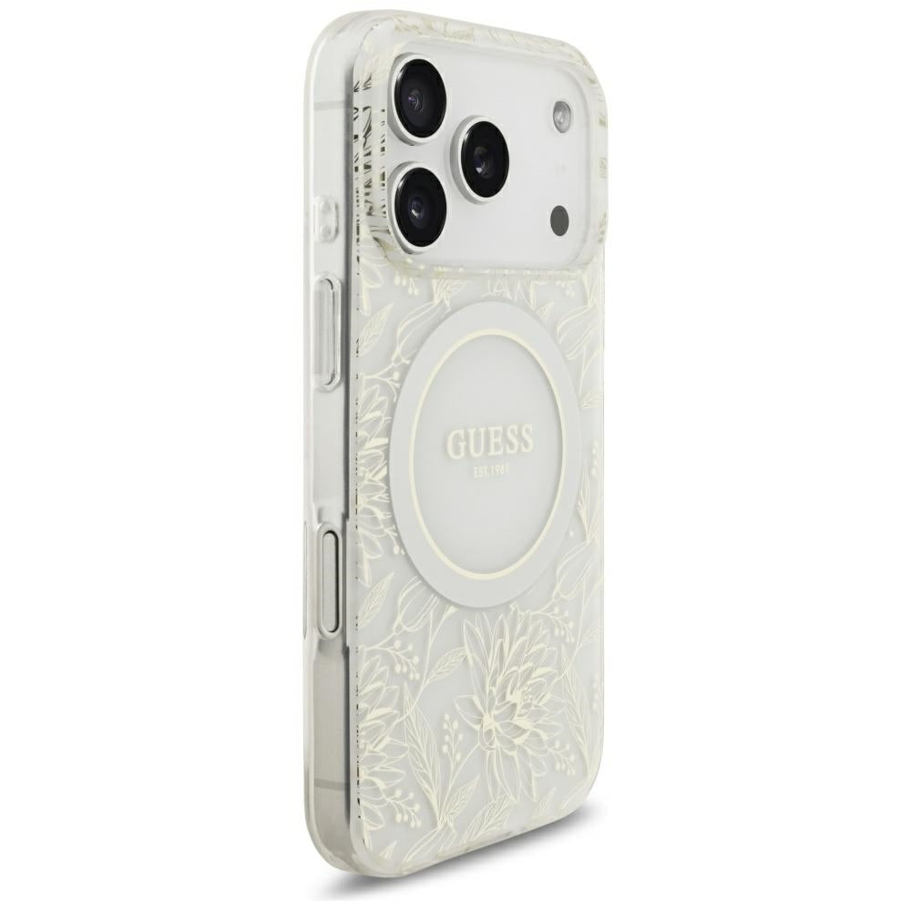 Husa de protectie Guess compatibil cu iPhone 18 Pro / iPhone 17 Pro, Alb