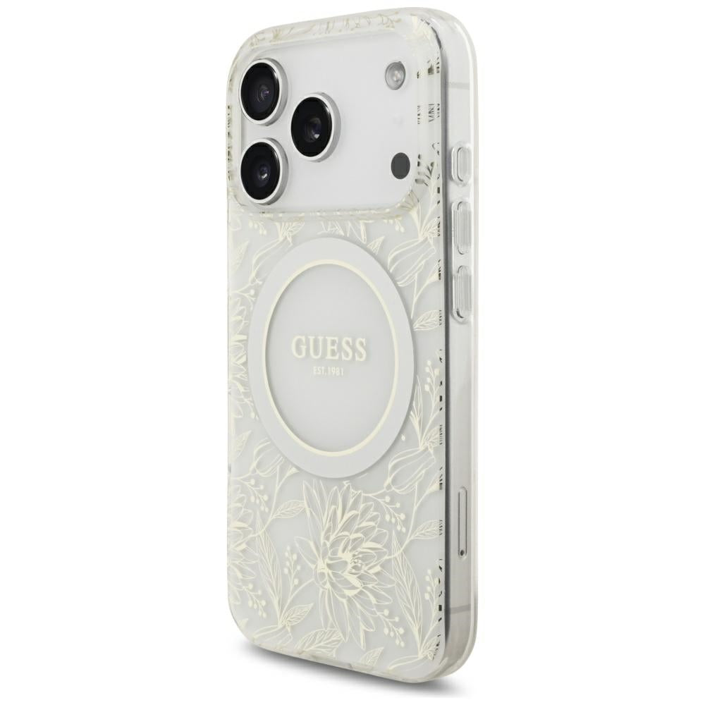 Husa de protectie Guess compatibil cu iPhone 17 Pro Max / iPhone 18 Pro Max, Alb