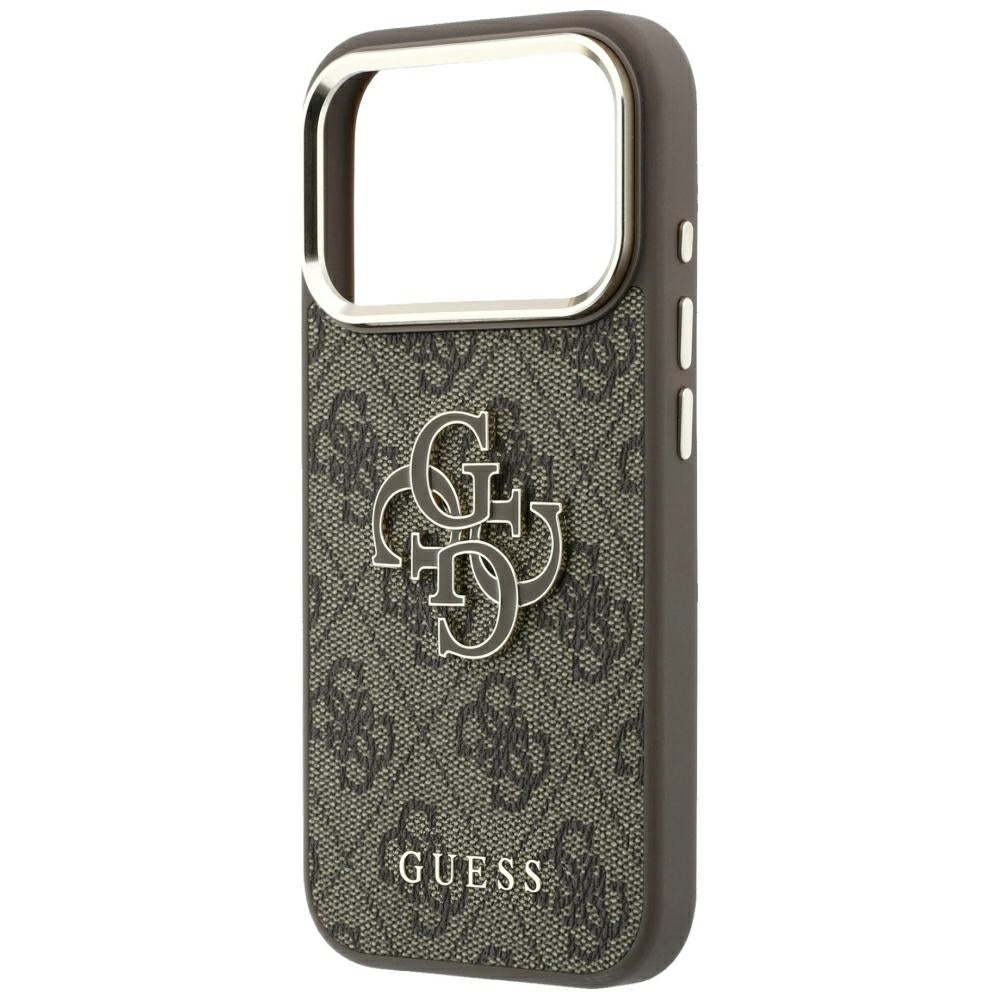 Husa de protectie Guess Hardcase 4G compatibil cu iPhone 18 Pro Max / iPhone 17 Pro Max, Maro