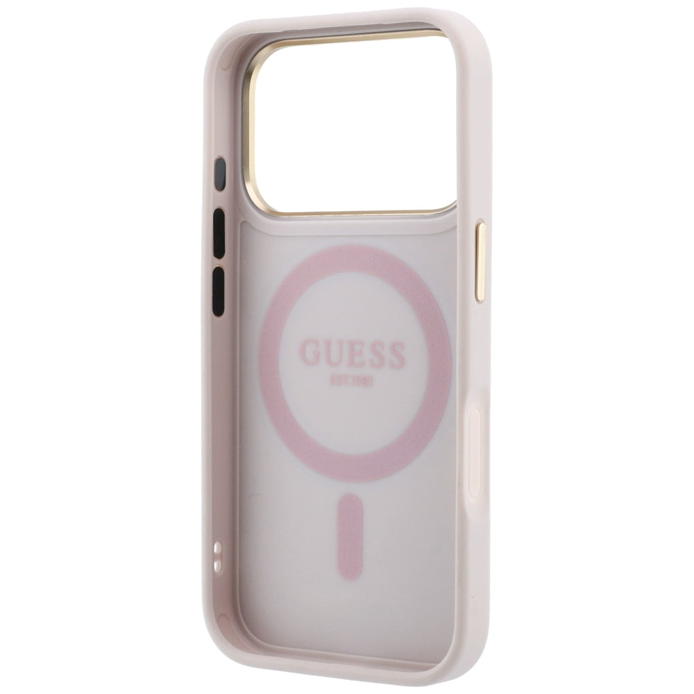Husa de protectie Guess compatibil cu iPhone 17 Pro Max / iPhone 18 Pro Max, Roz