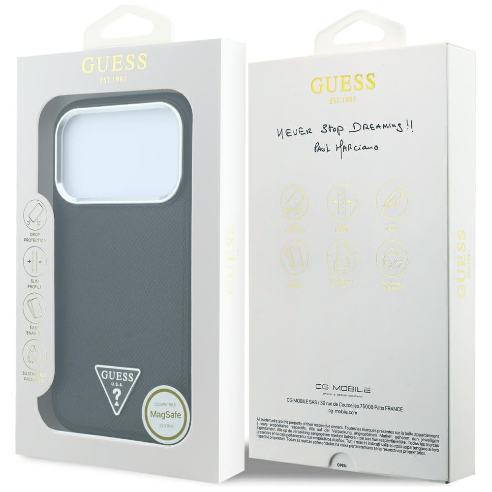 Husa de protectie Guess compatibil cu iPhone 17 Pro Max / iPhone 18 Pro Max, Negru
