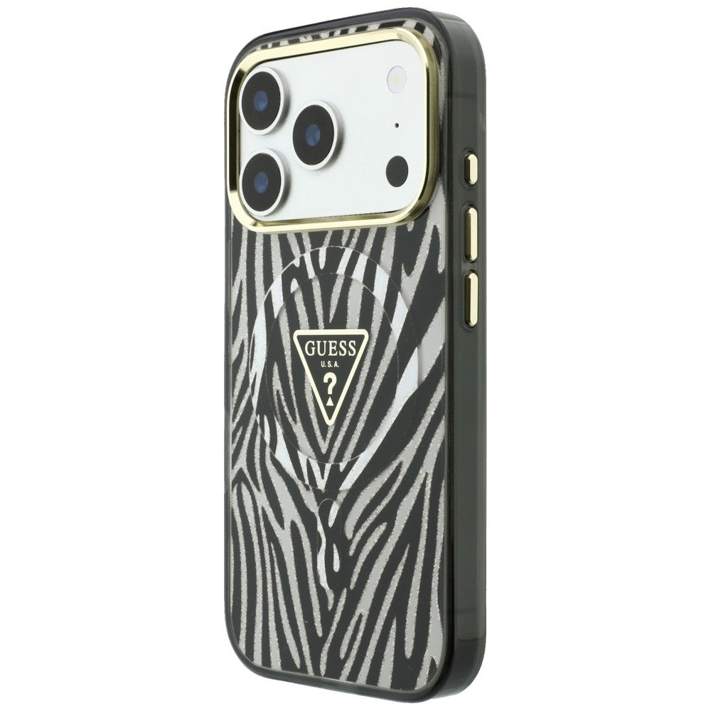 Husa de protectie Guess compatibil cu iPhone 18 Pro / iPhone 17 Pro, Argintiu
