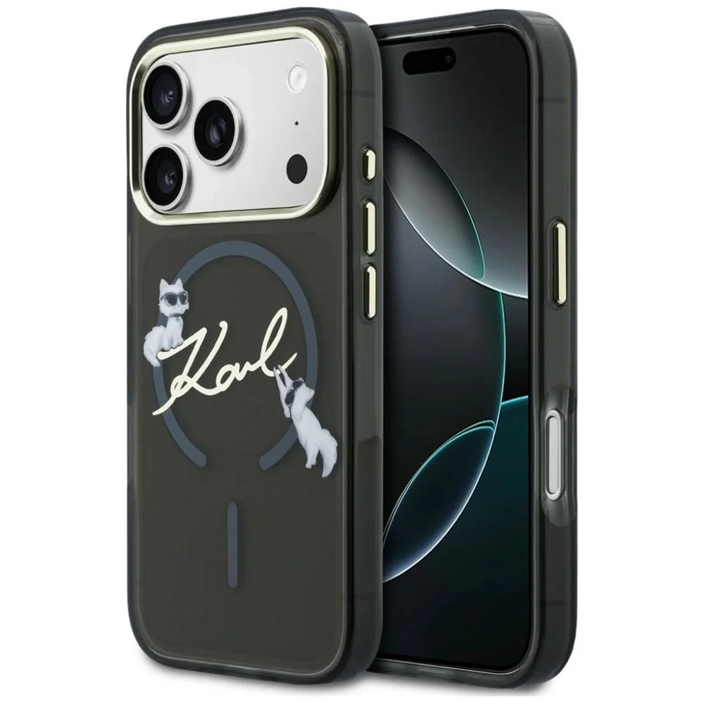Husa de protectie Karl Lagerfeld compatibil cu iPhone 18 Pro, Negru