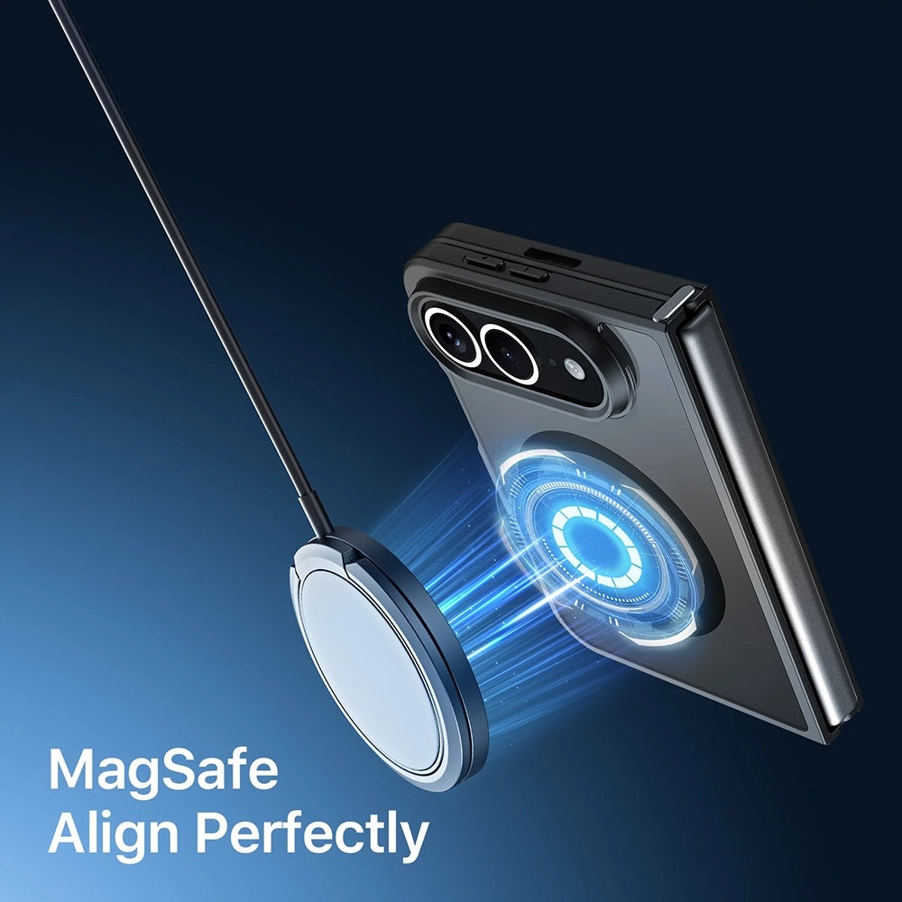 Husa de protectie Dux Ducis Aimo MagSafe compatibil cu iPhone Duo, Negru
