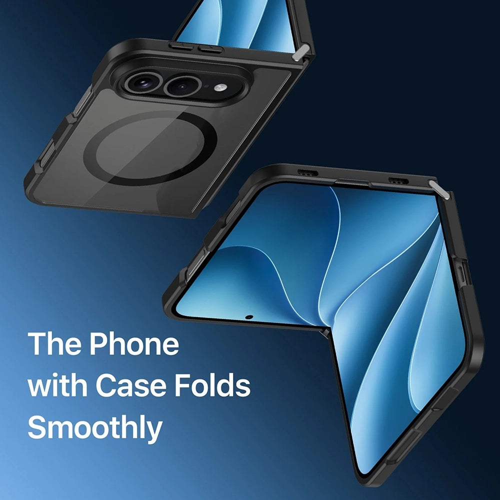 Husa de protectie Dux Ducis Aimo MagSafe compatibil cu iPhone Duo, Negru