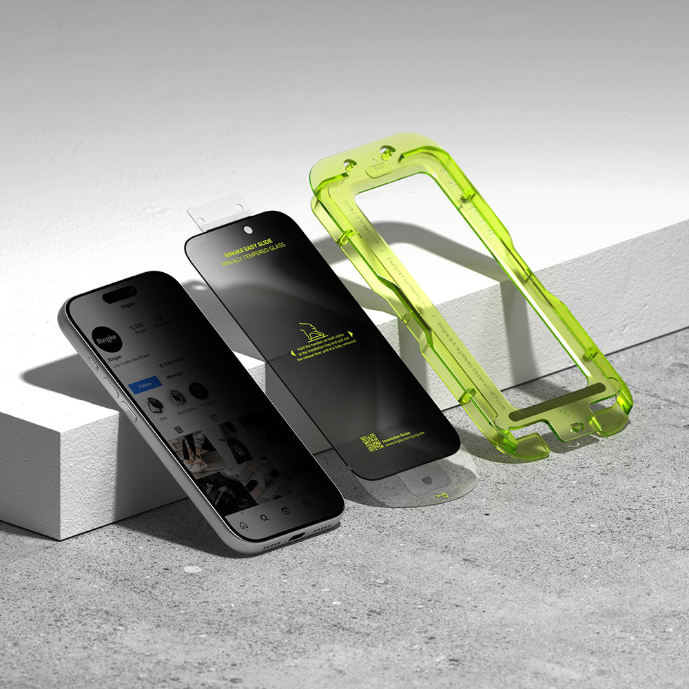 Folie de protectie Ringke Easy Slide compatibil cu iPhone 18 Pro Max, Negru