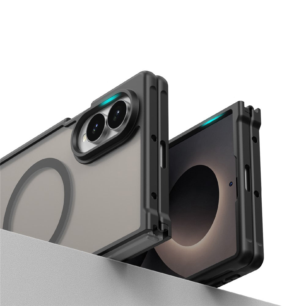 Husa de protectie Techsuit HaloFrost II MagSafe compatibil cu Samsung Galaxy Z Fold8, Negru