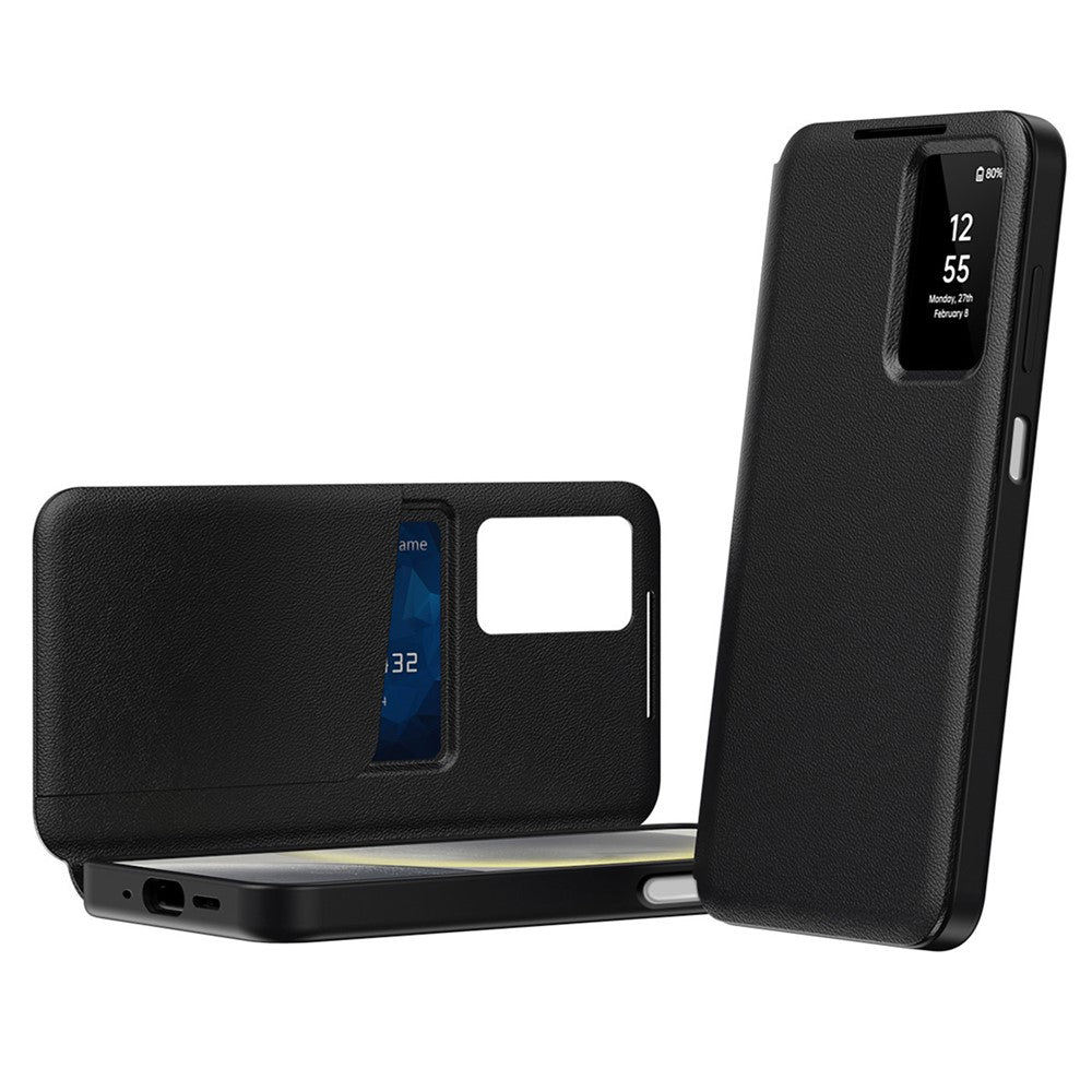 Husa de protectie Techsuit SmartView compatibil cu Samsung Galaxy A27 5G, Negru