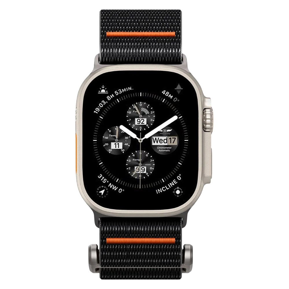 Curea smartwatch Spigen DuraPro Flex compatibil cu Apple Watch 6 / 7 / 8, Negru