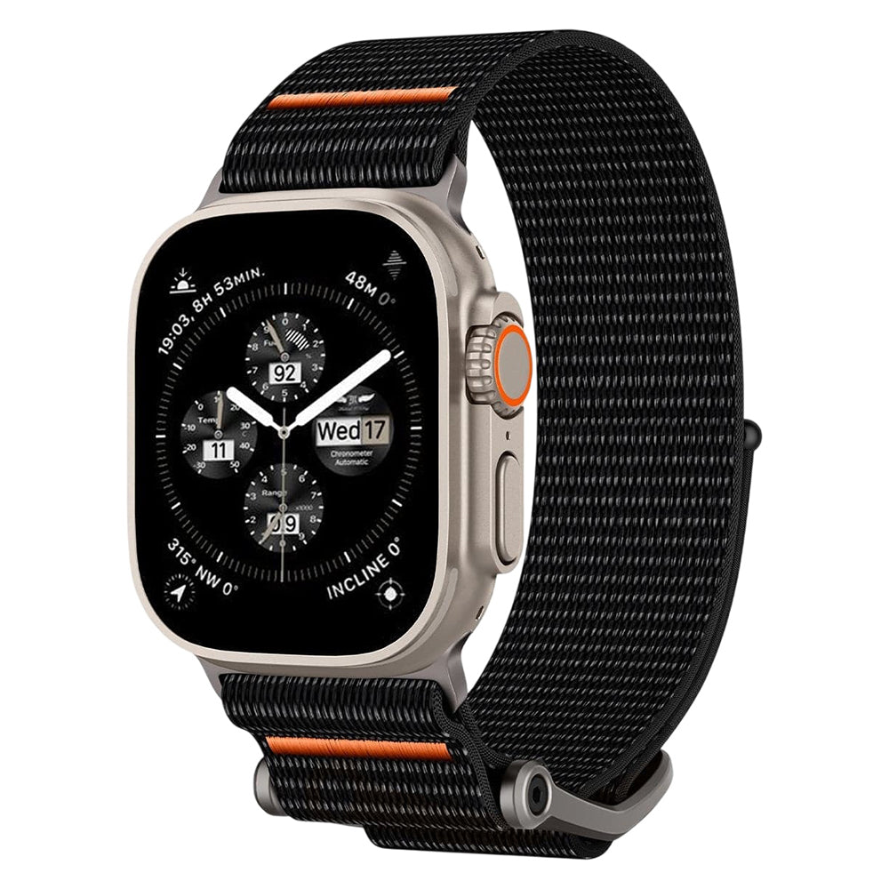 Curea smartwatch Spigen DuraPro Flex compatibil cu Apple Watch 6 / 7 / 8, Negru