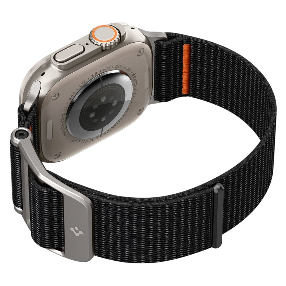 Curea smartwatch Spigen DuraPro Flex compatibil cu Apple Watch 6 / 7 / 8, Negru