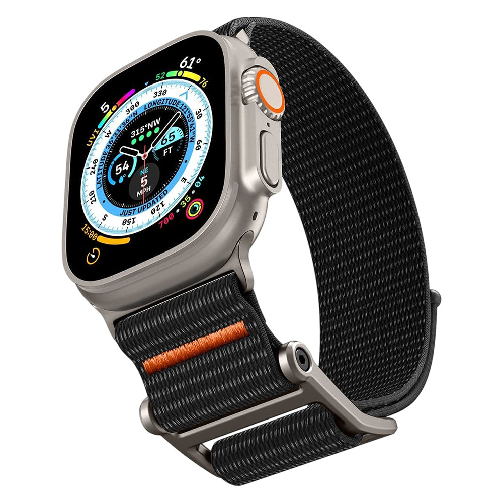 Curea smartwatch Spigen DuraPro Flex compatibil cu Apple Watch 6 / 7 / 8, Negru