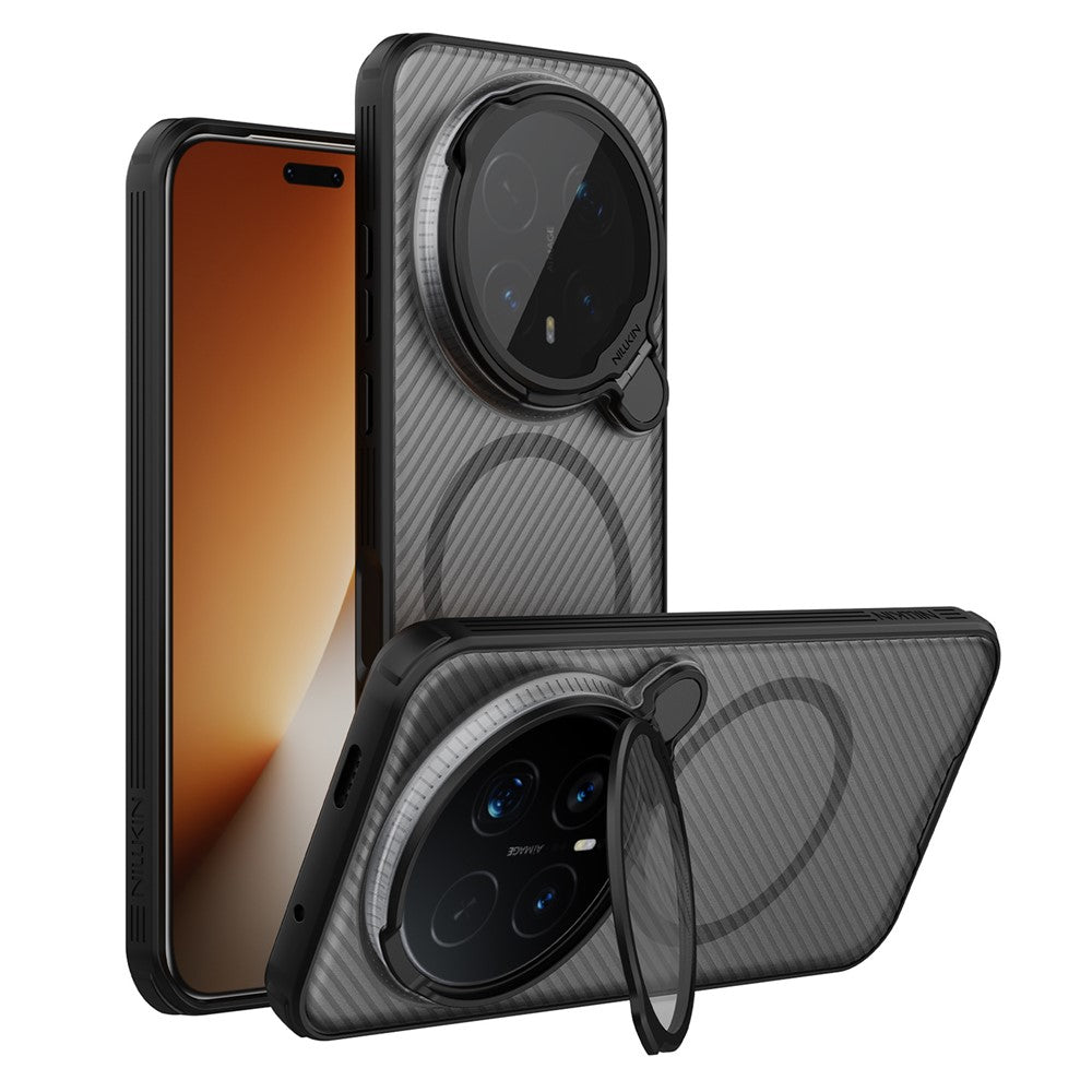 Husa de protectie Nillkin CamShield Prop Magnetic compatibil cu Honor Magic8 Pro, Negru Transparent