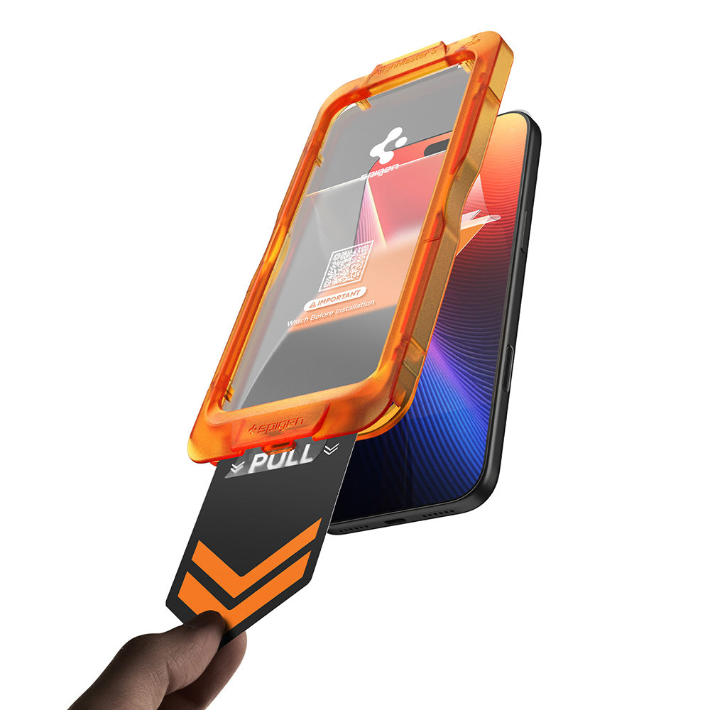 Folie de protectie Spigen Glas.tR AlignMaster S compatibil cu iPhone 18 Pro Max / iPhone 17 Pro Max, Transparent