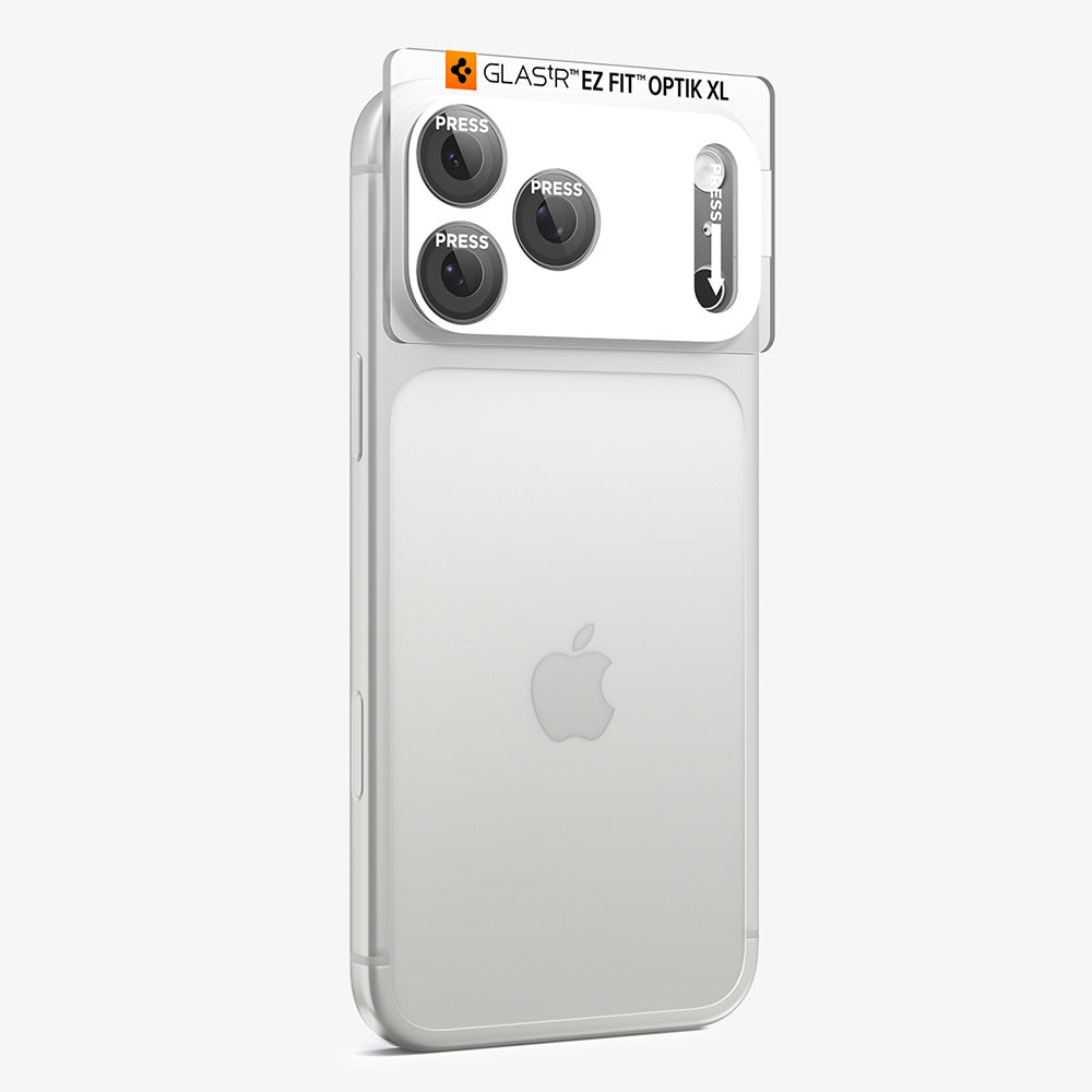 Folie de protectie Spigen Optik.tR EZ Fit Pro XL compatibil cu iPhone 18 Pro Max, Gri